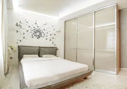 Bedroom interior light wardrobes
