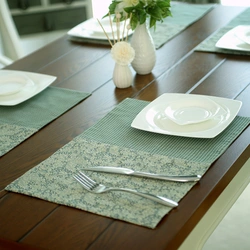 Napkins in the kitchen interior