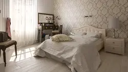 Интерьер спальни с узорами