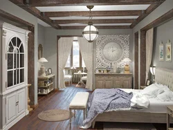 Living room bedroom interior country style