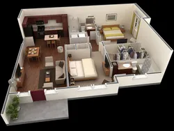 Two Bedroom House Interior