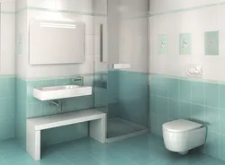Интерьер ванной с плиткой примавера