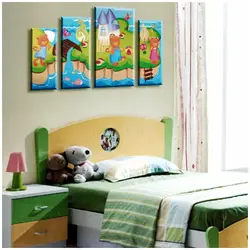 Paintings for the interior of a children's bedroom