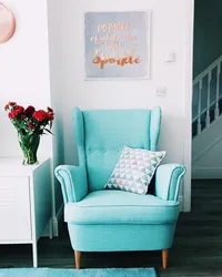 Children's chair in the living room interior