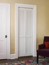 Louvered Door To The Dressing Room In The Interior