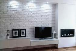Decorative Brick For Interior Decoration In The Living Room Interior