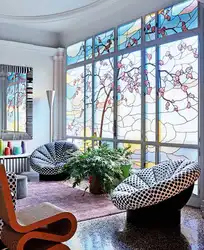 Stained glass bedroom design