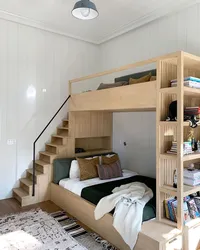 Two story bedroom design