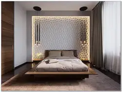 Дизайн спальни с трубами