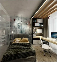 Men'S Bedroom Office Design