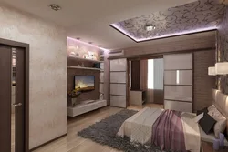 Bathroom living room bedroom design