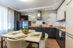 Kitchen design 100 sq m