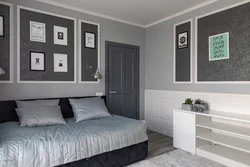 Bedroom door against wall design