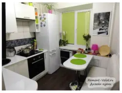 Sofa in a small kitchen 6 sq m photo