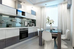 Kitchen interior is