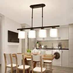 Loft chandeliers for the kitchen photo