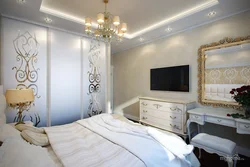 White Bedroom Design With Gold