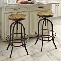 Stools In The Kitchen Interior