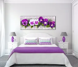 Paintings for bedroom interior flowers