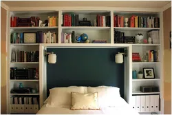 Book racks in the bedroom photo