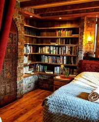 Спальня З Кніжнай Шафай Фота