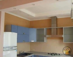 Plasterboard in the kitchen walls photo
