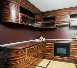 Wood-look plastic kitchens photo