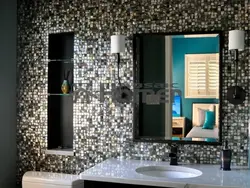 Black Mosaic Bathroom Design