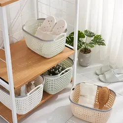 Wicker Baskets In The Bathroom Photo