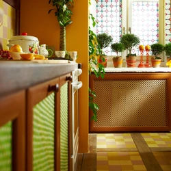 Heating radiator for the kitchen photo