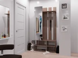 Mini hallway with mirror photo