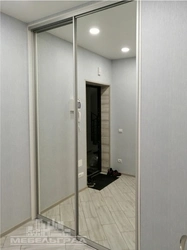 Sliding mirror doors for dressing room photo