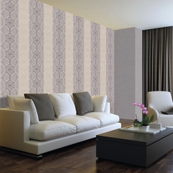 Non-woven wallpaper for the living room photo