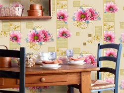 Washable photo wallpaper for the kitchen photo