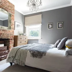 Bedrooms with white brick photo