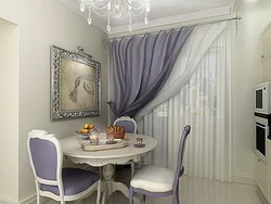 Цвет штор к белой кухне фото