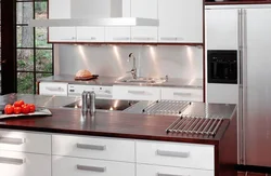 White aluminum kitchen photo