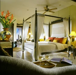 Тропическая спальня фото