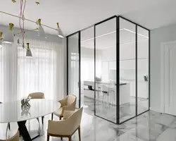 Glass in living room design