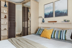 Bedroom With Double Bed And Wardrobe Photo