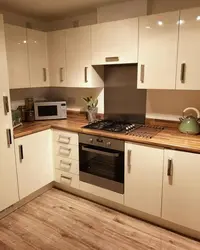 Kitchen milky wooden photo