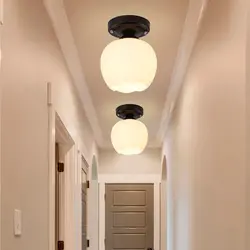 Photo of lampshades in the hallway