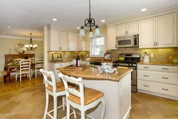 Sandy kitchen interior