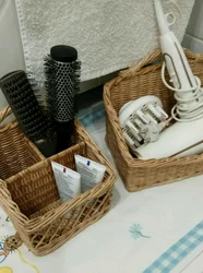 Baskets In The Bathroom Photo