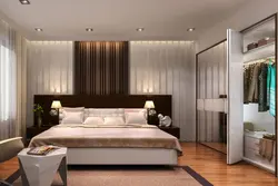 Square bedroom interior design