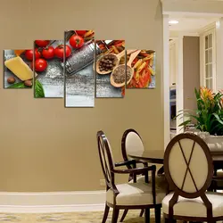 Photo of a panel in the kitchen near the dining table