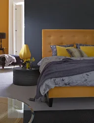 Mustard Color Bedroom Photo