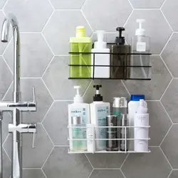 Bathroom shampoo shelf design