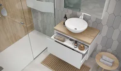Тумба в ванную комнату со столешницей фото