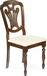 Kitchen chairs with soft seat and back photo